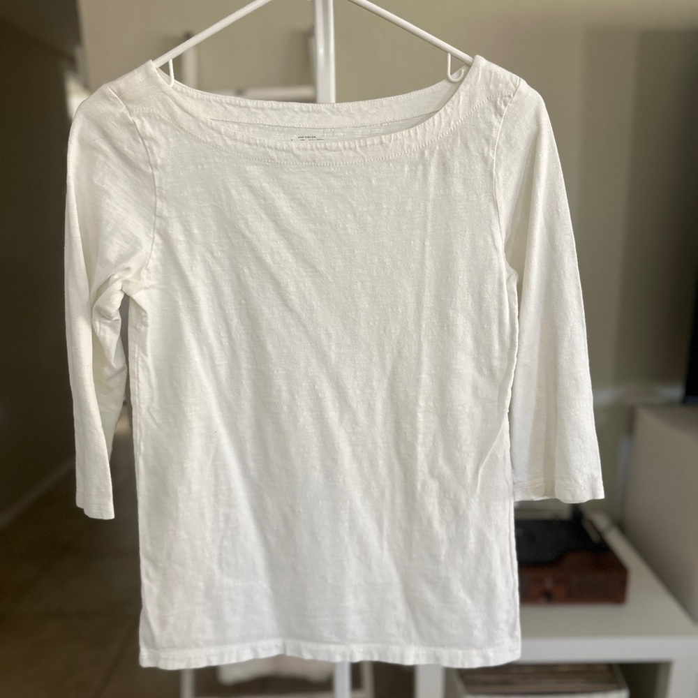 LOFT Boatneck 3/4 Sleeve Top